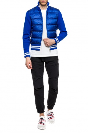 Sweatshirt with a quilted insert, zdjęcie 2 Sweatshirt with a quilted insert od Moncler
